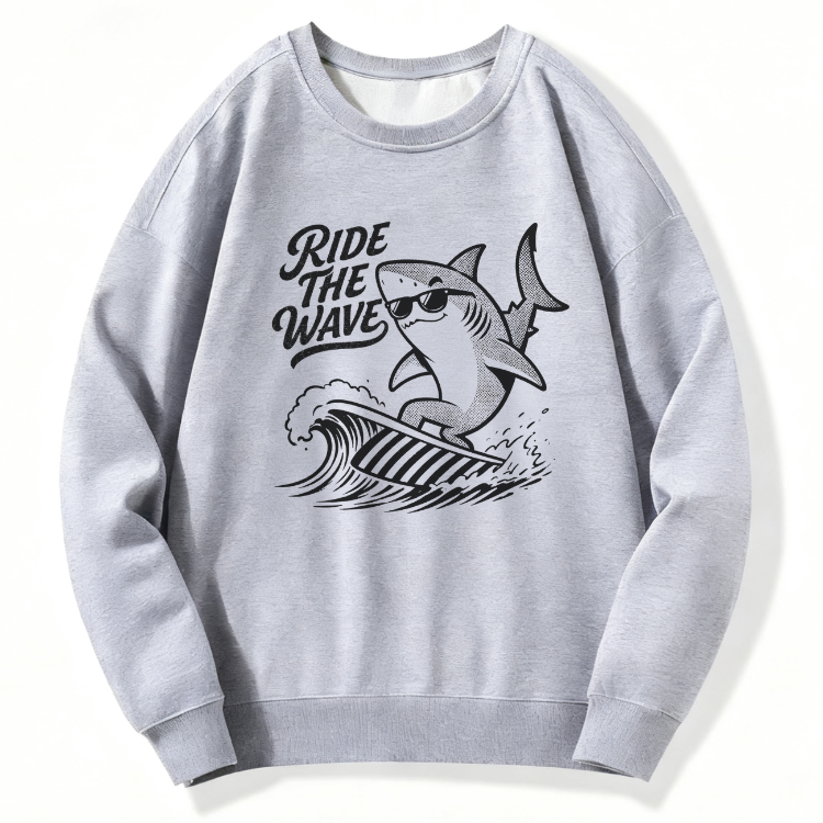 Shark Rider Wave Sweatshirt - Image 5