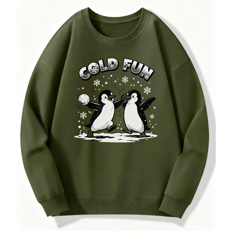 Cold Fun Penguin Sweatshirt - Image 2