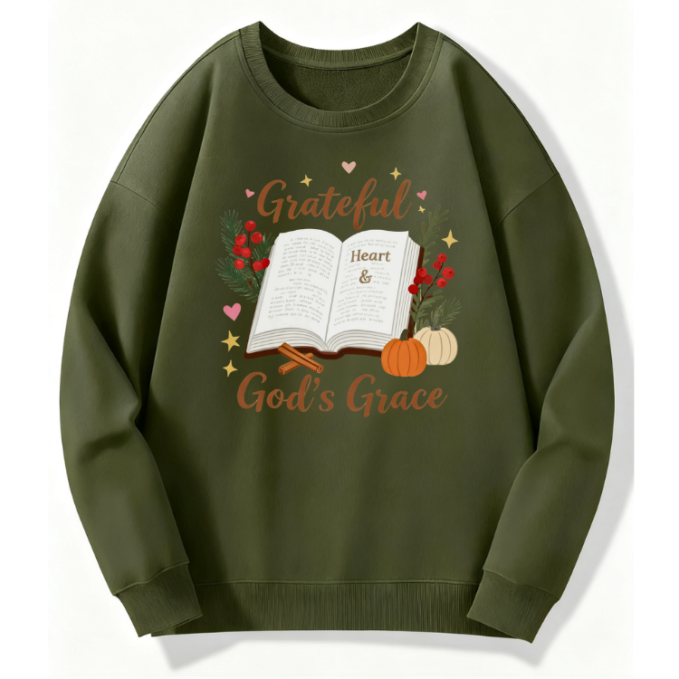 God’s Grace Grateful Sweatshirt - Image 2