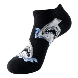 Shark Print Ankle Socks