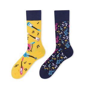 Music Note & Galaxy Pattern Socks