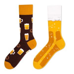 Beer & Mug Graphic Socks