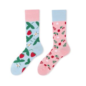 Strawberry & Cherry Floral Socks
